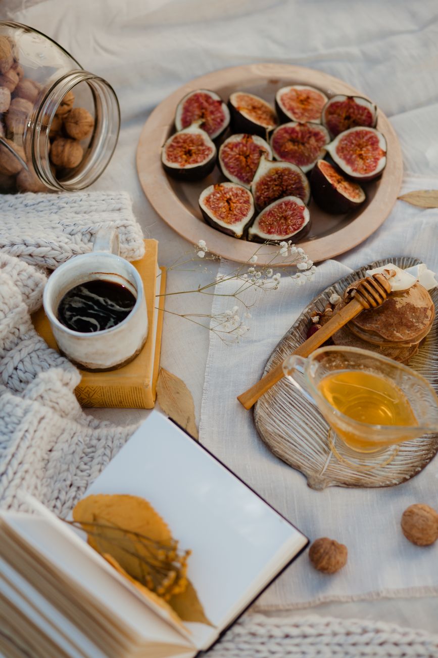 Traditional artisanal dining setup